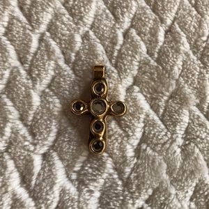 Byzantium Cross gold tone pendant MMA